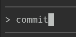Commit command